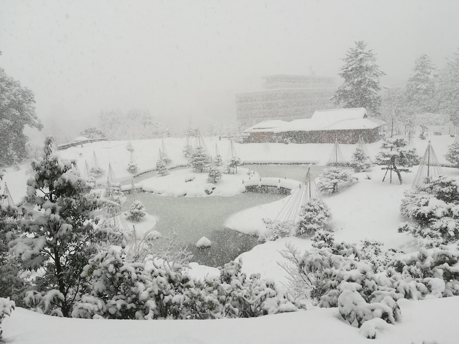 2018年、大雪の金沢