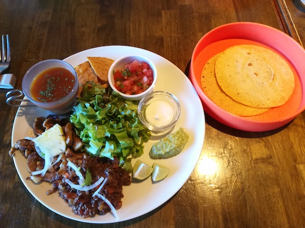 メキシコ料理 ナスカラインのランチ