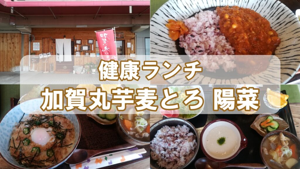 【金沢 ヘルシー ランチ】加賀丸芋麦とろ 陽菜の麦とろご飯 | いしかわ観光特使執筆